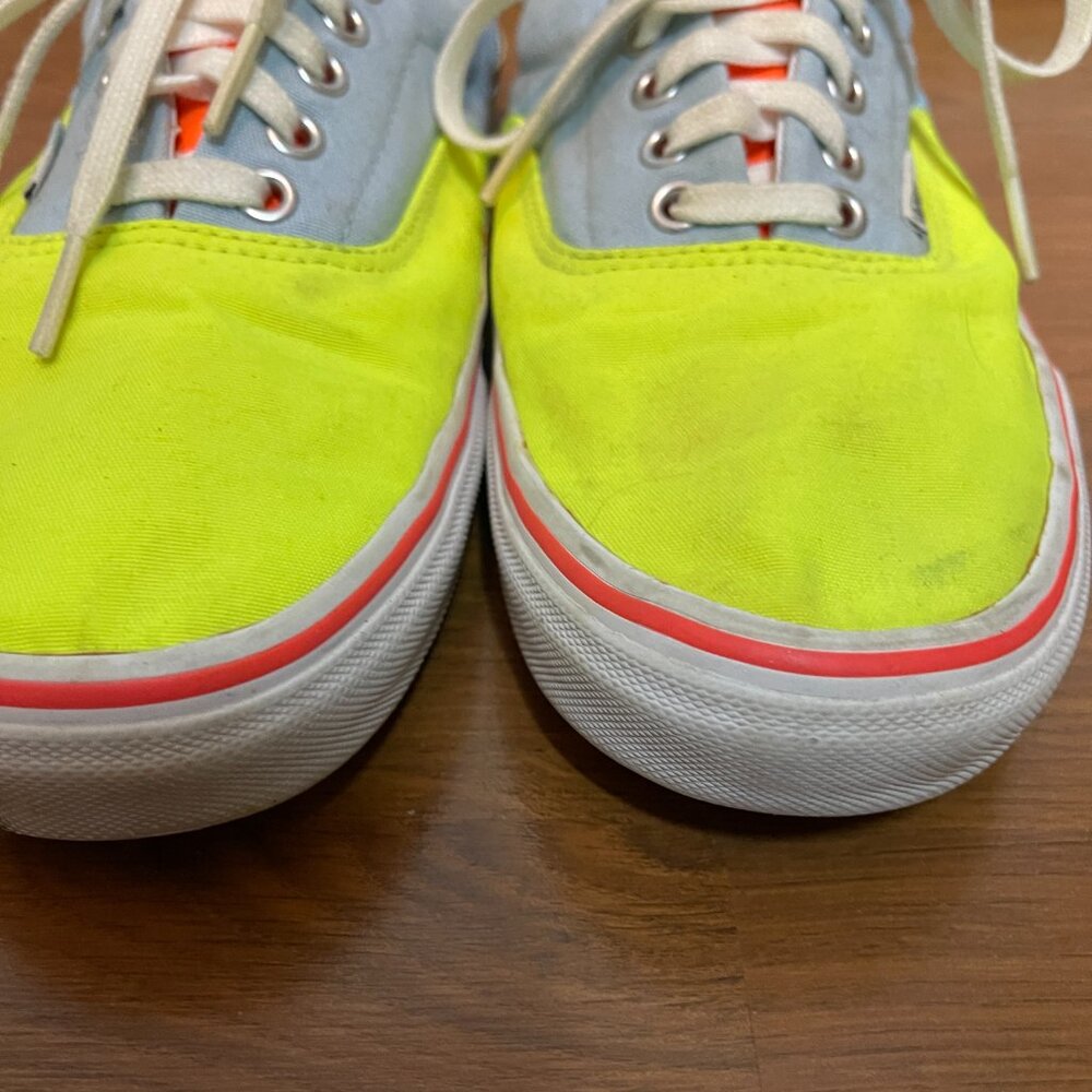 Vans Mens 10.5 Era Canvas Color Block Skater Punk Bright Colorful Casual Shoes - Picture 3 of 12